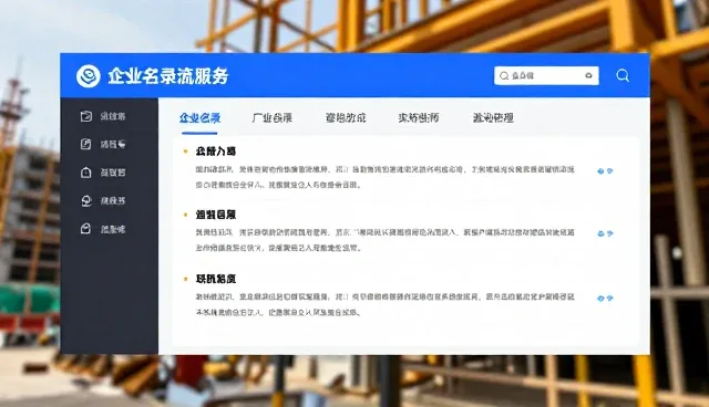 商贸行业网站定制在哪,名录查询服务如何支撑企业发展